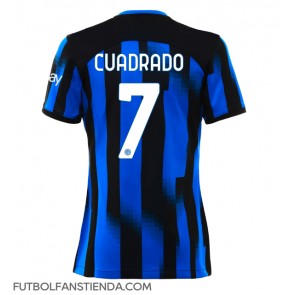 Inter Milan Juan Cuadrado #7 Primera Equipación Mujer 2023-24 Manga Corta